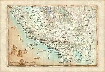 絵画 SOUTHERN CALIFORNIA ARTERIAL MAP SOUTHERN CALIFORNIA ARTERIAL MAP
